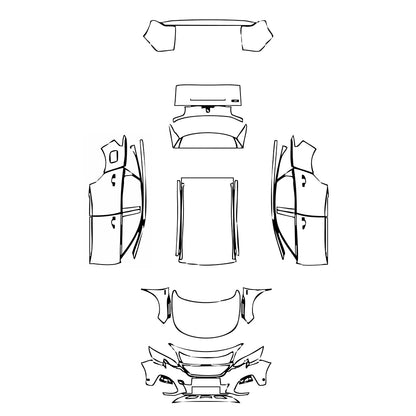 Pre-Cut PPF Peugeot 3008 (EU) GT Line 2019 - PPF-Kits