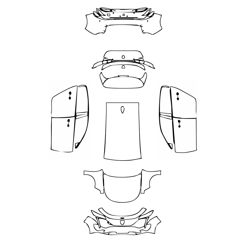 Pre-Cut PPF Peugeot 308 (EU) Active 2024 - PPF-Kits