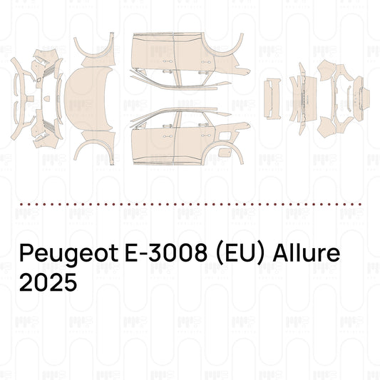 Pre-Cut PPF Peugeot E-3008 (EU) Allure 2025