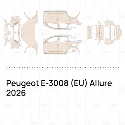 Pre-Cut PPF Peugeot E-3008 (EU) Allure 2026