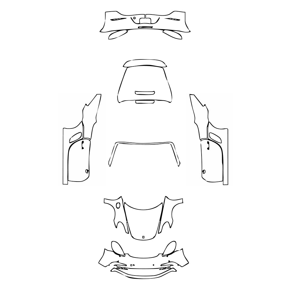 Pre-Cut PPF Porsche 718 Boxter Boxter GTS 2022 - PPF-Kits