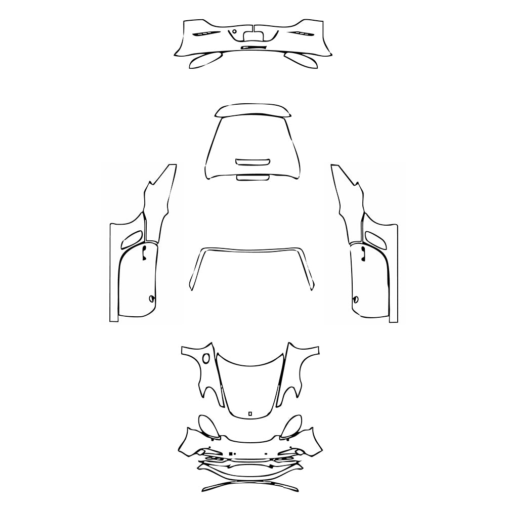Pre-Cut PPF Porsche 718 Boxter Boxter GTS 2025 - PPF-Kits