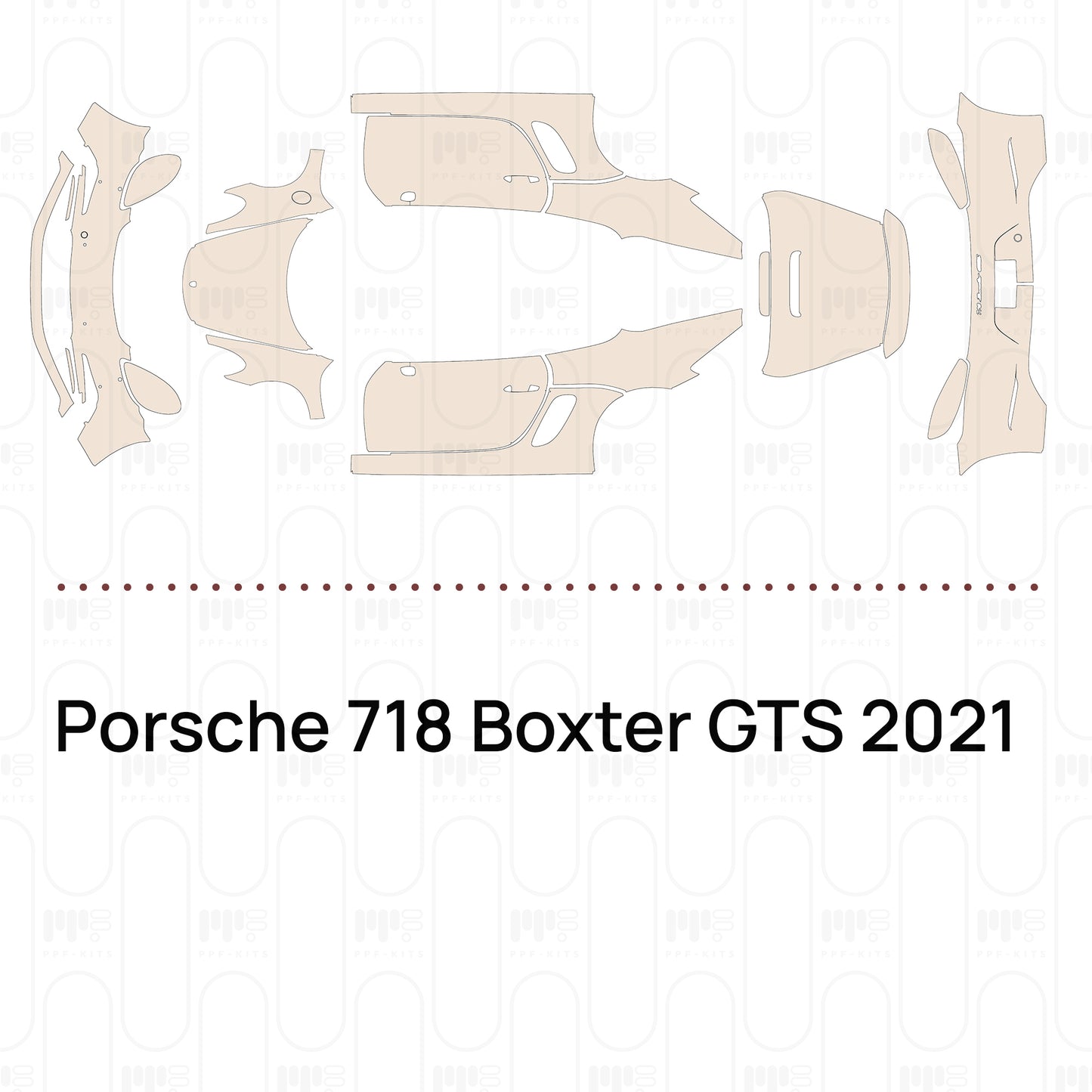 Pre-Cut PPF Porsche 718 Boxter GTS 2021