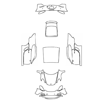 Pre-Cut PPF Porsche 718 Cayman Cayman GTS 2024 - PPF-Kits