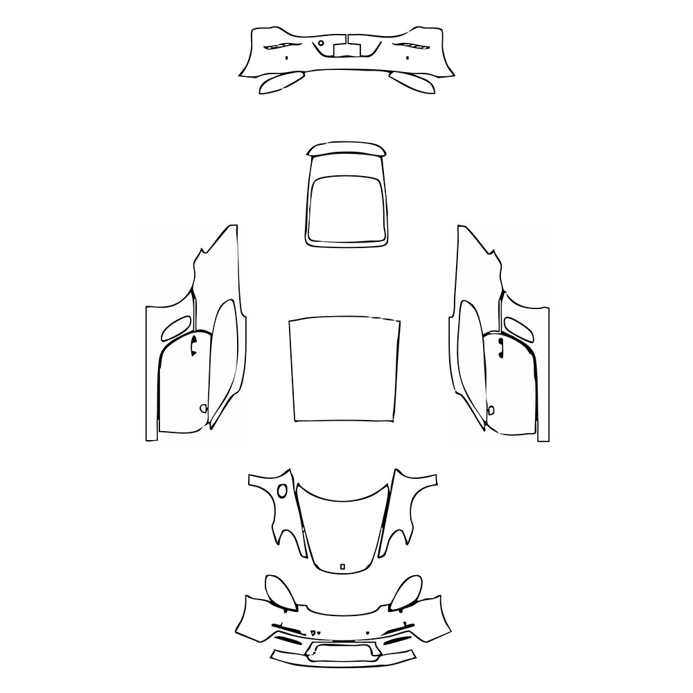 Pre-Cut PPF Porsche 718 Cayman Cayman S 2020 - PPF-Kits