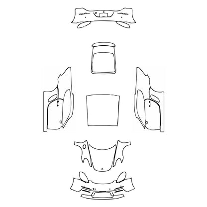 Pre-Cut PPF Porsche 718 Cayman Cayman S 2024 - PPF-Kits