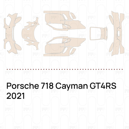 Pre-Cut PPF Porsche 718 Cayman GT4RS 2021