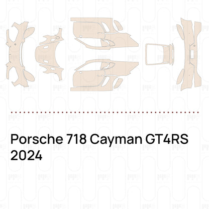 Pre-Cut PPF Porsche 718 Cayman GT4RS 2024