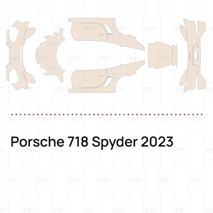 Pre-Cut PPF Porsche 718 Spyder 2023