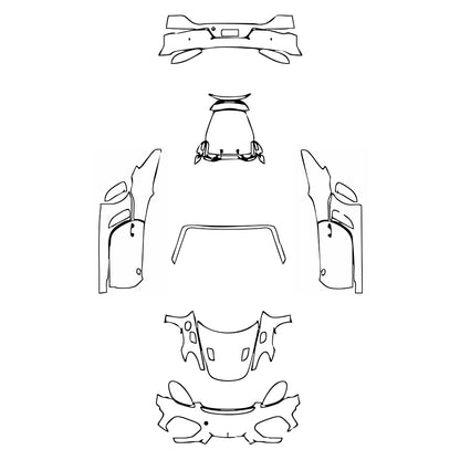 Pre-Cut PPF Porsche 718 Spyder RS 2025 - PPF-Kits