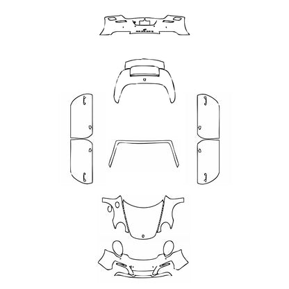 Pre-Cut PPF Porsche 911 Carrera 4S Cabriolet 2017 - PPF-Kits