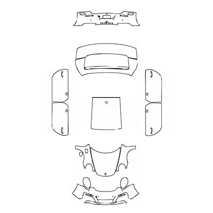 Pre-Cut PPF Porsche 911 Carrera 4S Coupe 2017 - PPF-Kits