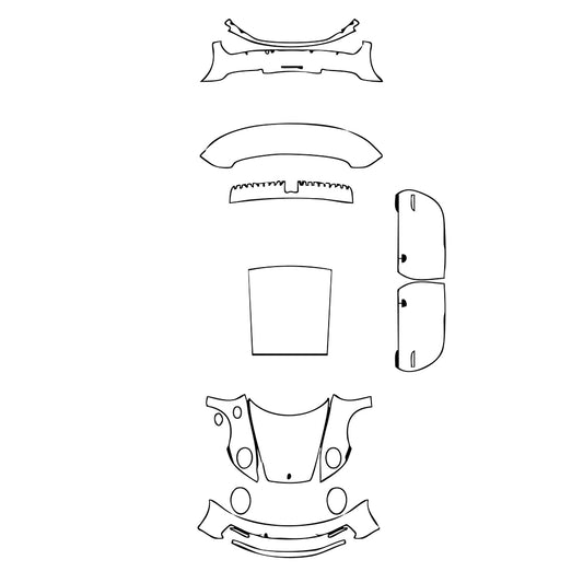 Pre-Cut PPF Porsche 911 Carrera 4S Coupe 2020 - PPF-Kits