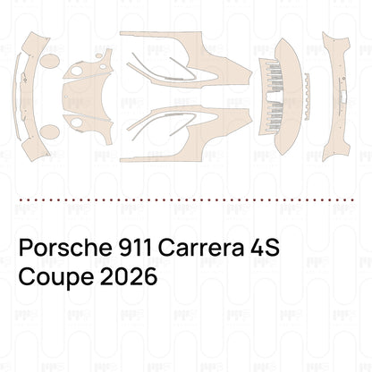 Pre-Cut PPF Porsche 911 Carrera 4S Coupe 2026