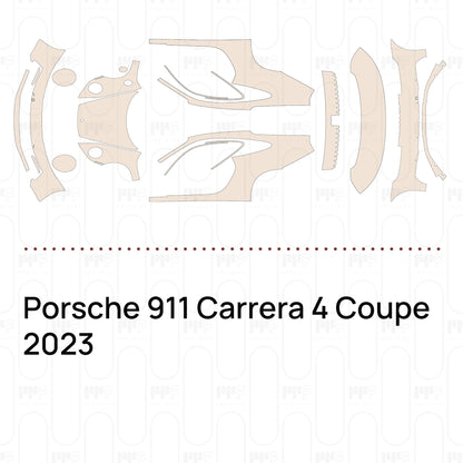 Pre-Cut PPF Porsche 911 Carrera 4 Coupe 2023