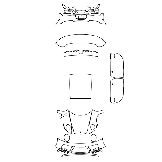 Pre-Cut PPF Porsche 911 Carrera 4 GTS Coupe 2021 - PPF-Kits