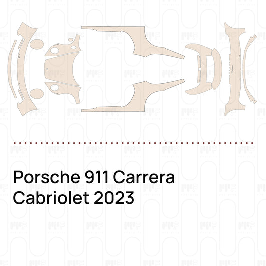 Pre-Cut PPF Porsche 911 Carrera Cabriolet 2023