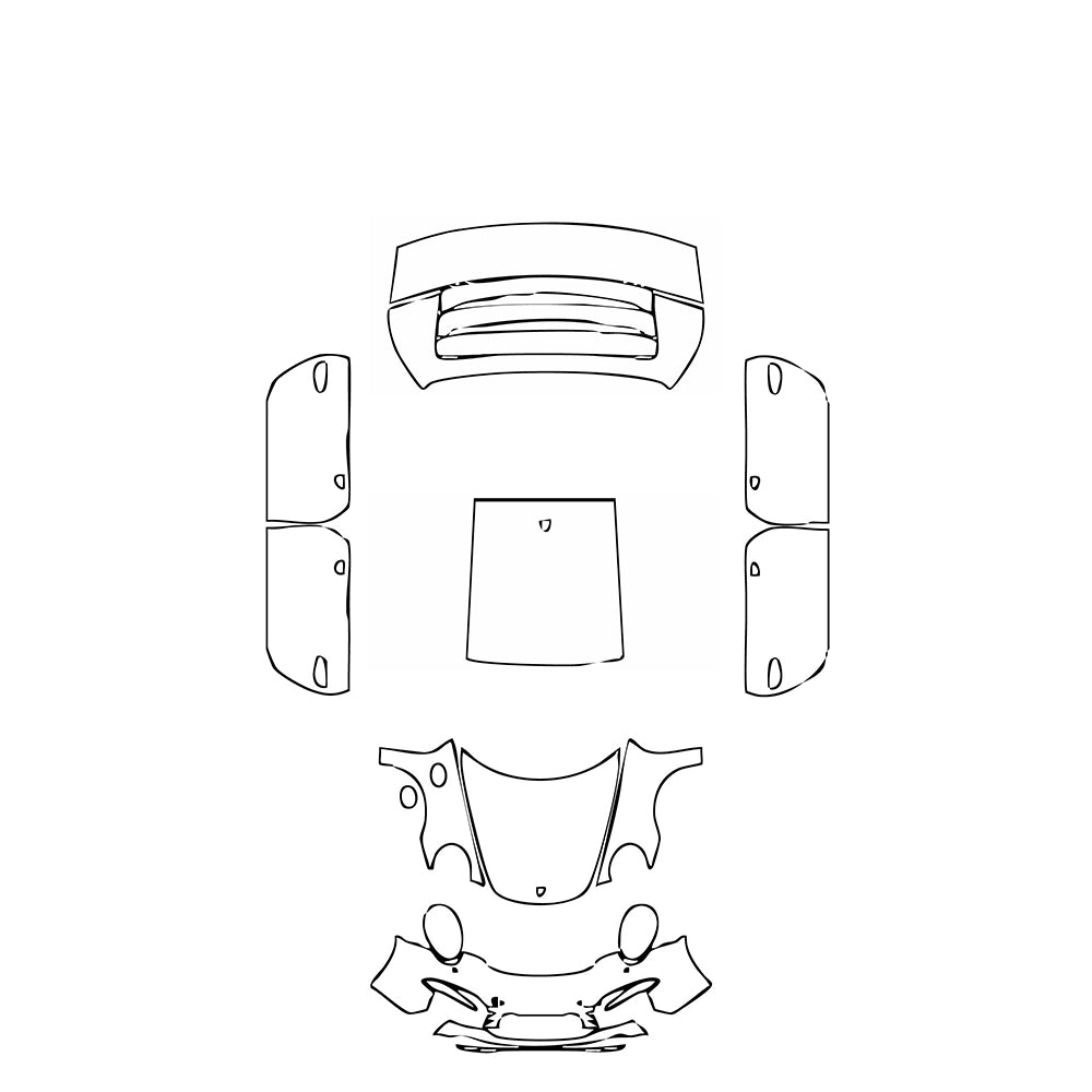 Pre-Cut PPF Porsche 911 Carrera Coupe 2013 - PPF-Kits