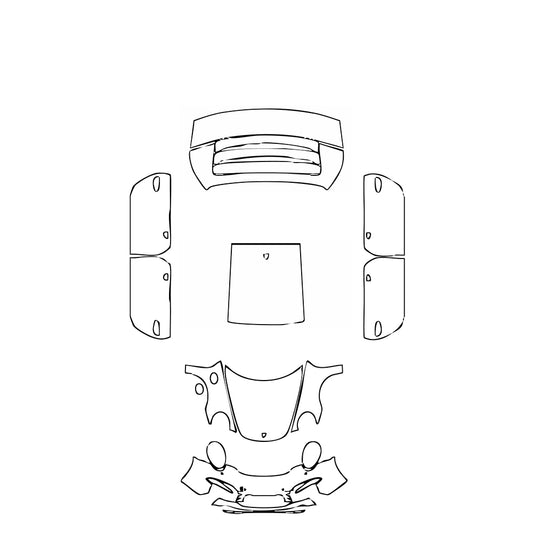 Pre-Cut PPF Porsche 911 Carrera Coupe 2013 - PPF-Kits