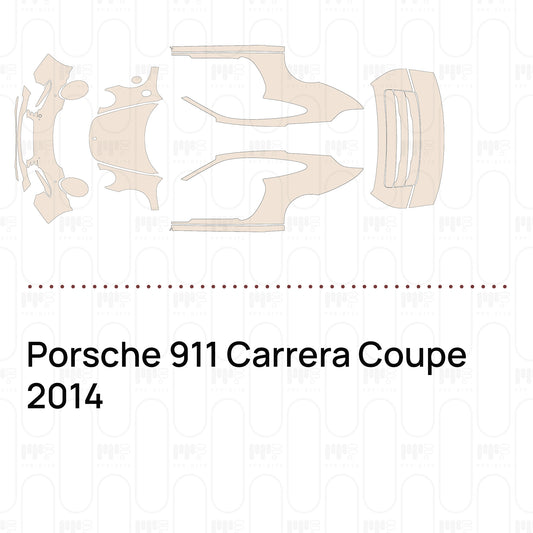 Pre-Cut PPF Porsche 911 Carrera Coupe 2014