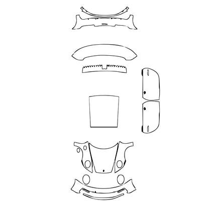 Pre-Cut PPF Porsche 911 Carrera Coupe 2021 - PPF-Kits