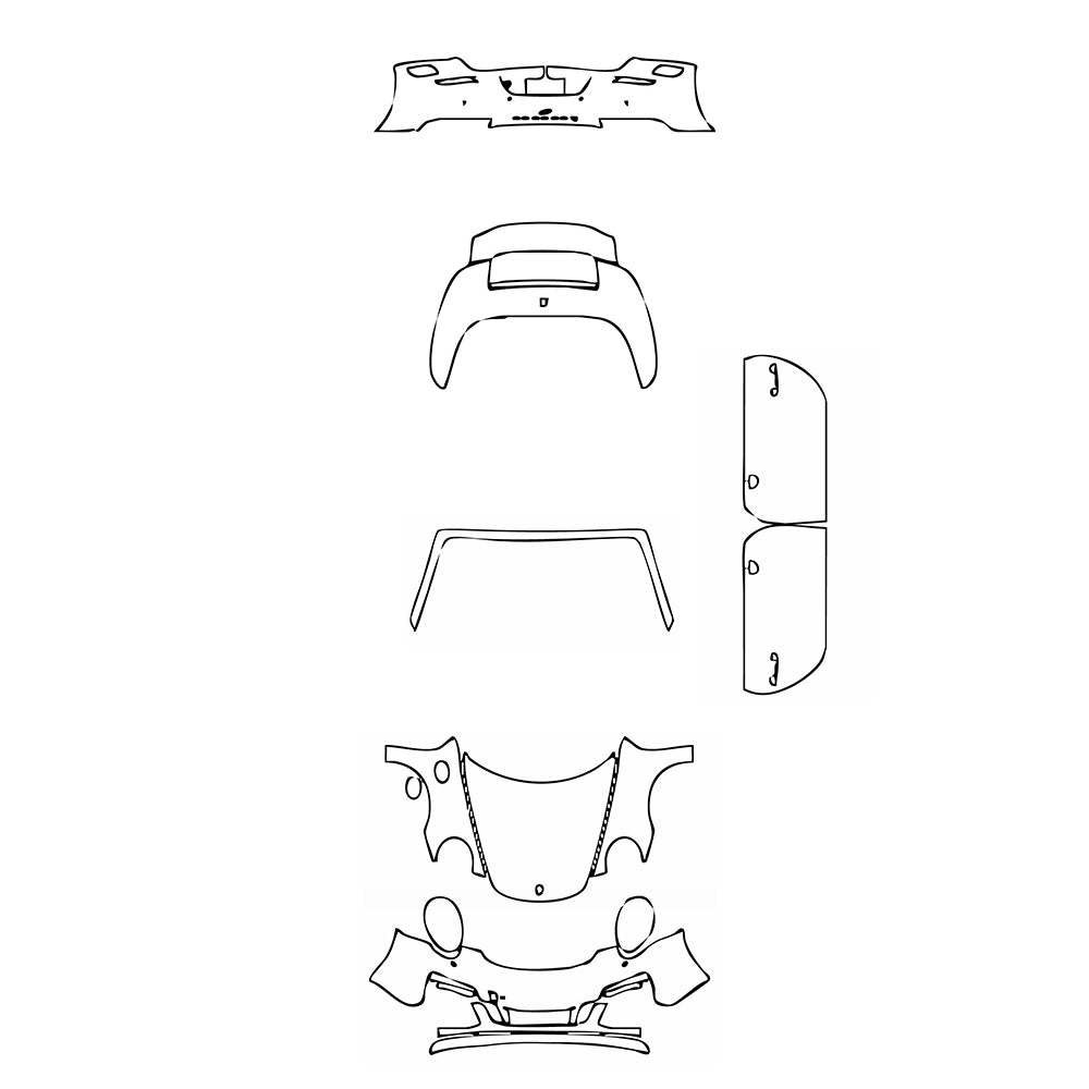 Pre-Cut PPF Porsche 911 Carrera GTS Cabriolet 2017 - PPF-Kits