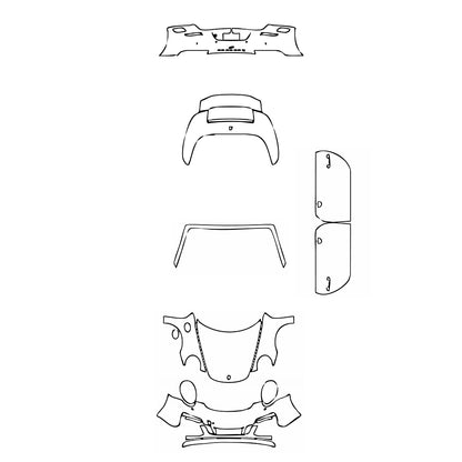 Pre-Cut PPF Porsche 911 Carrera GTS Cabriolet 2017 - PPF-Kits