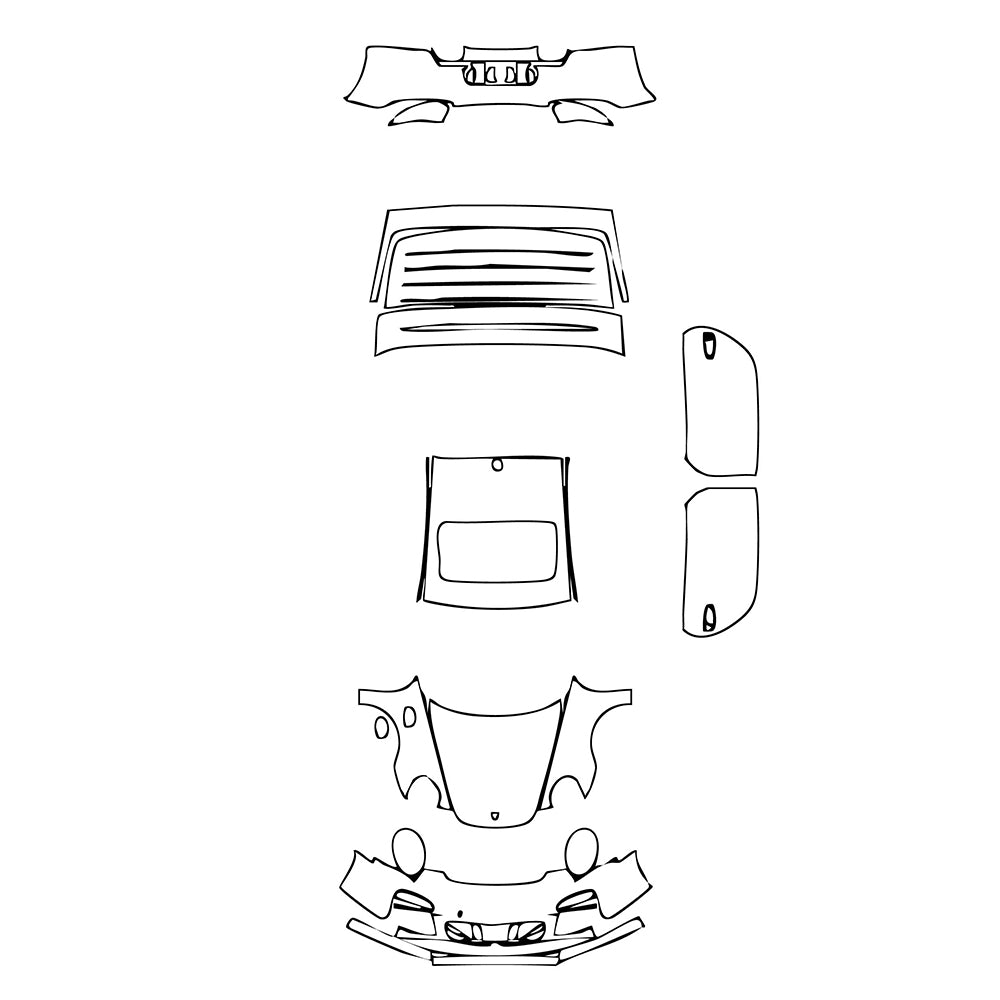 Pre-Cut PPF Porsche 911 Carrera GTS Coupe 2010 - PPF-Kits