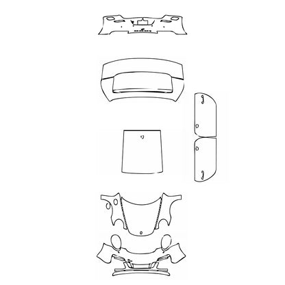 Pre-Cut PPF Porsche 911 Carrera GTS Coupe 2017 - PPF-Kits