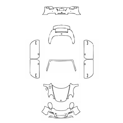 Pre-Cut PPF Porsche 911 Carrera S Cabriolet 2016 - PPF-Kits