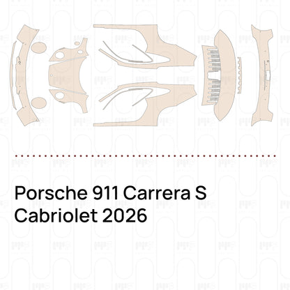 Pre-Cut PPF Porsche 911 Carrera S Cabriolet 2026