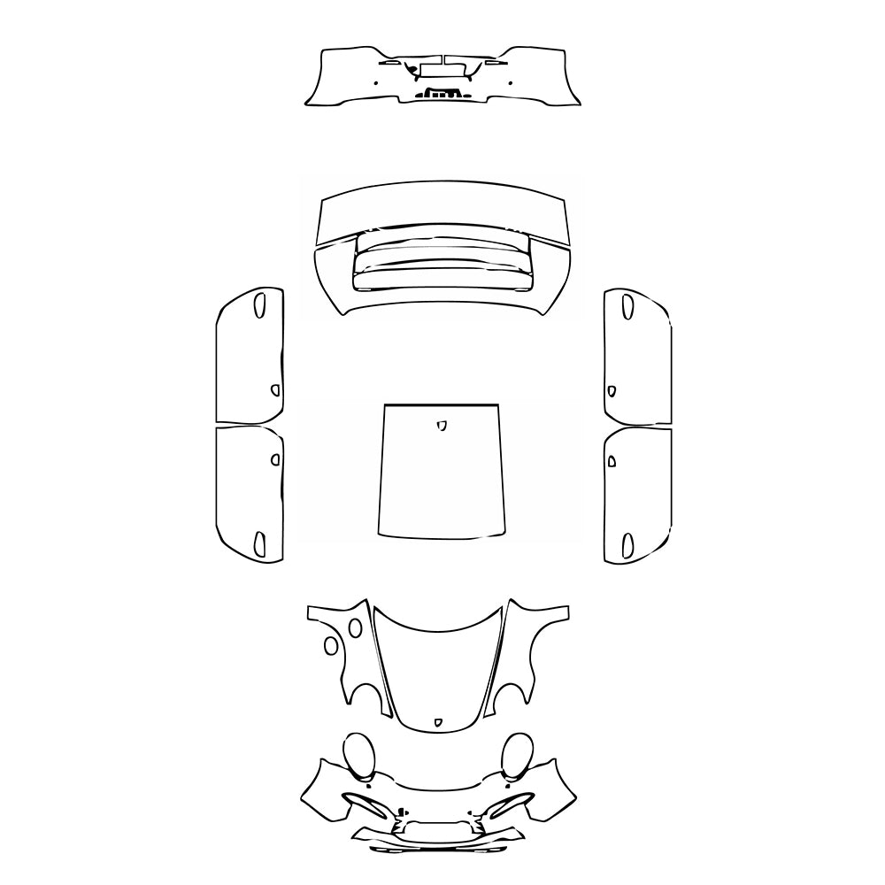 Pre-Cut PPF Porsche 911 Carrera S Coupe 2013 - PPF-Kits