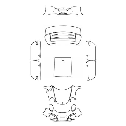 Pre-Cut PPF Porsche 911 Carrera S Coupe 2013 - PPF-Kits