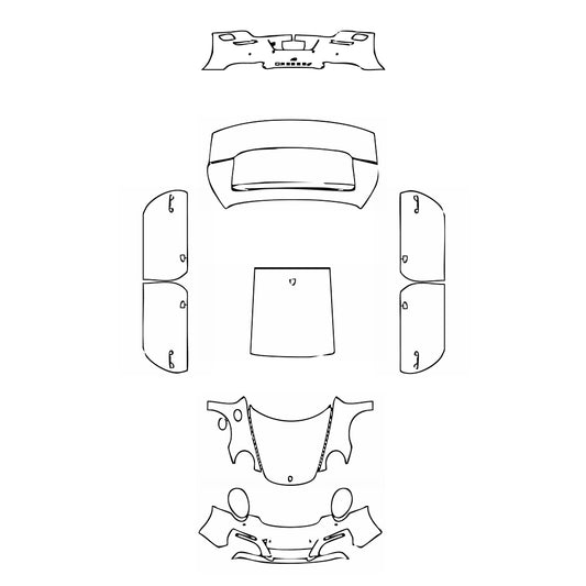 Pre-Cut PPF Porsche 911 Carrera S Coupe 2016 - PPF-Kits