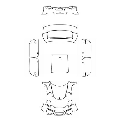 Pre-Cut PPF Porsche 911 Carrera S Coupe 2017 - PPF-Kits