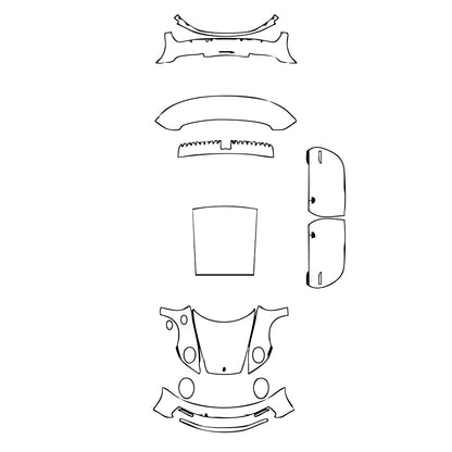 Pre-Cut PPF Porsche 911 Carrera S Coupe 2022 - PPF-Kits