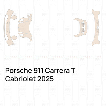 Pre-Cut PPF Porsche 911 Carrera T Cabriolet 2025