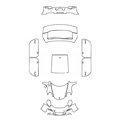 Pre-Cut PPF Porsche 911 Carrera T Coupe 2017 - PPF-Kits