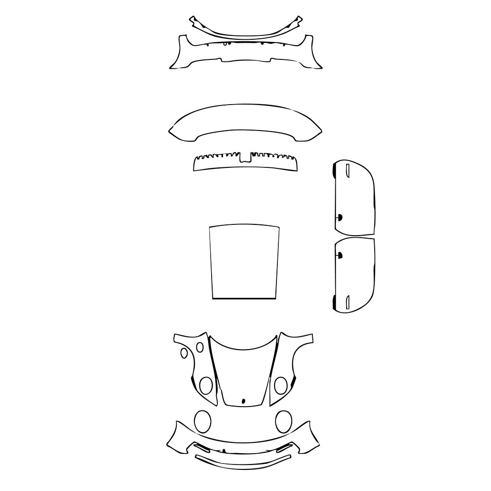 Pre-Cut PPF Porsche 911 Carrera T Coupe 2023 - PPF-Kits
