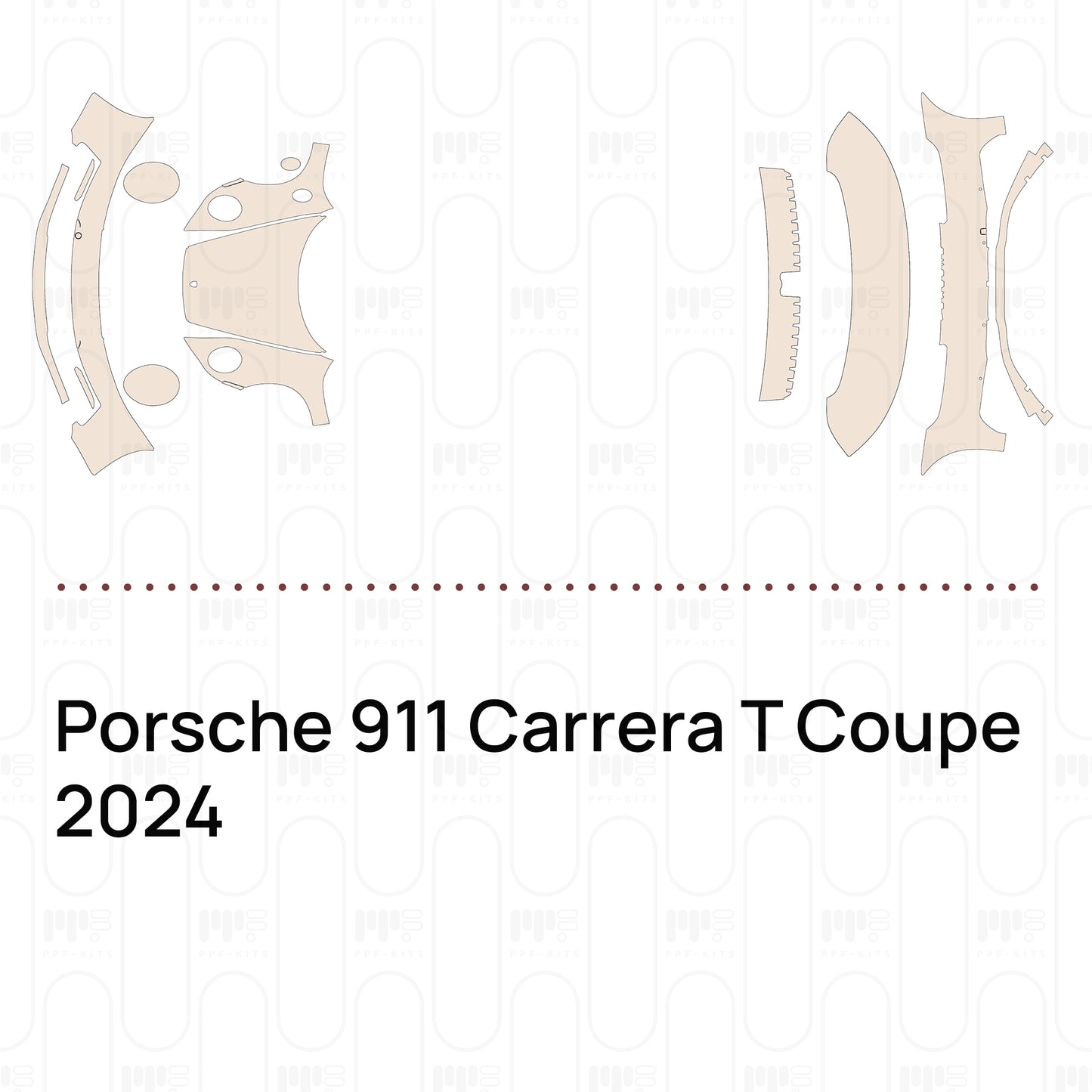 Pre-Cut PPF Porsche 911 Carrera T Coupe 2024