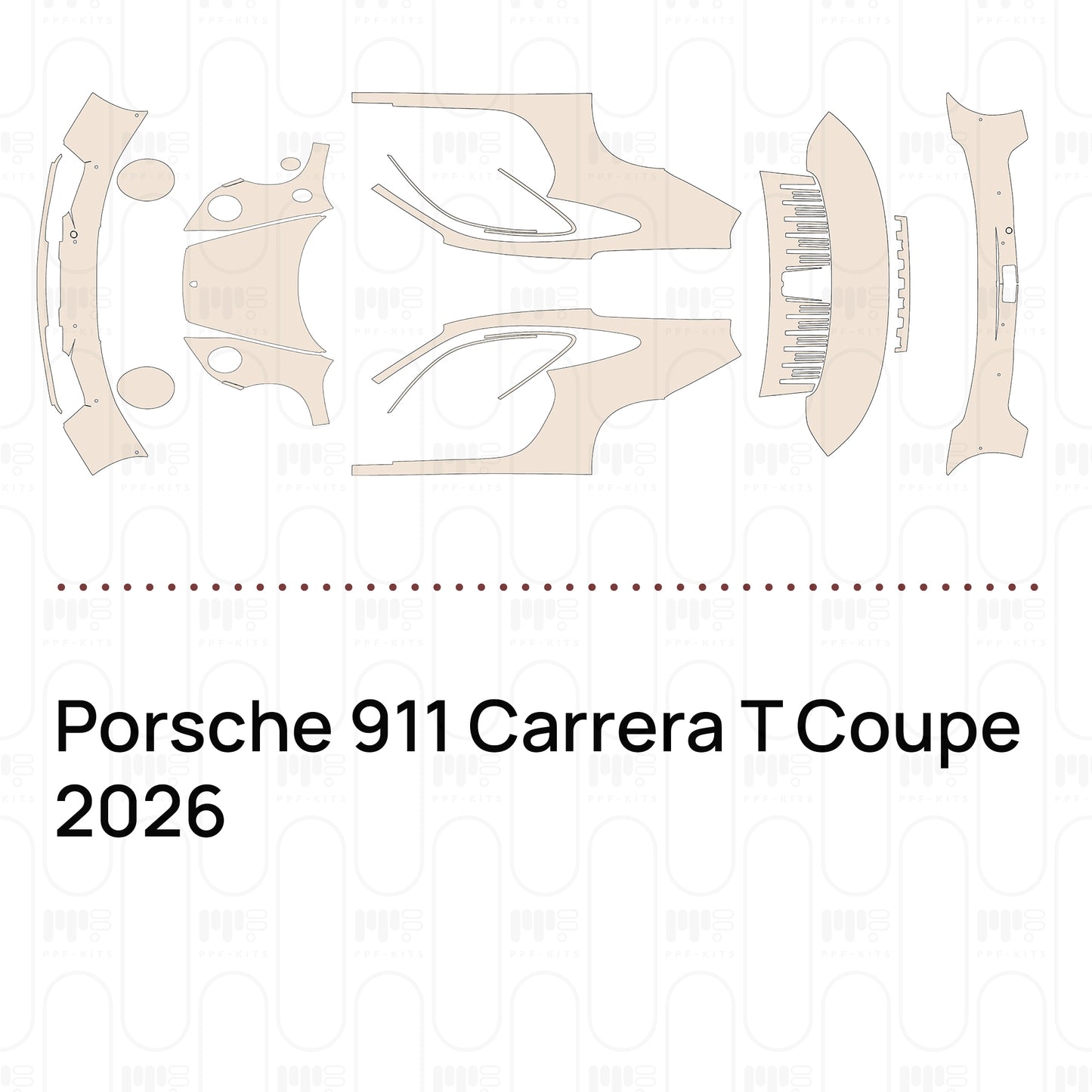 Pre-Cut PPF Porsche 911 Carrera T Coupe 2026