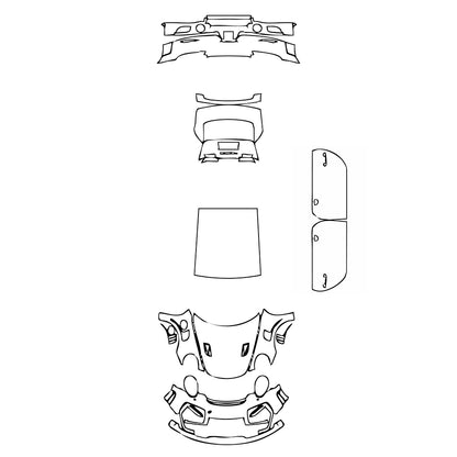 Pre-Cut PPF Porsche 911 GT2 RS 2018 - PPF-Kits