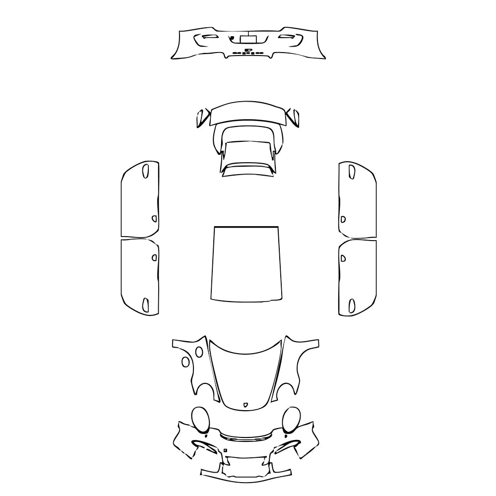 Pre-Cut PPF Porsche 911 GT3 2014 - PPF-Kits