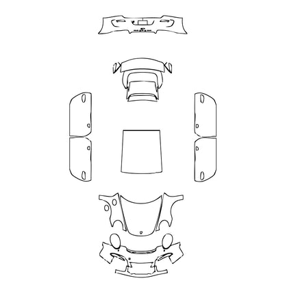 Pre-Cut PPF Porsche 911 GT3 2015 - PPF-Kits