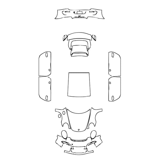Pre-Cut PPF Porsche 911 GT3 2015 - PPF-Kits