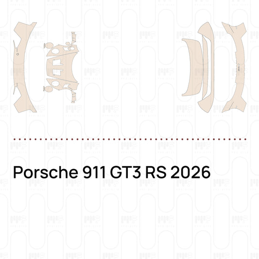Pre-Cut PPF Porsche 911 GT3 RS 2026