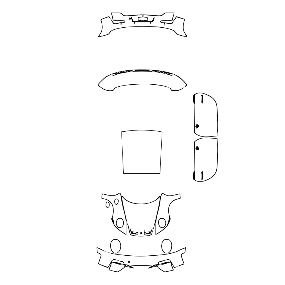 Pre-Cut PPF Porsche 911 GT3 with Touring Package 2025 - PPF-Kits