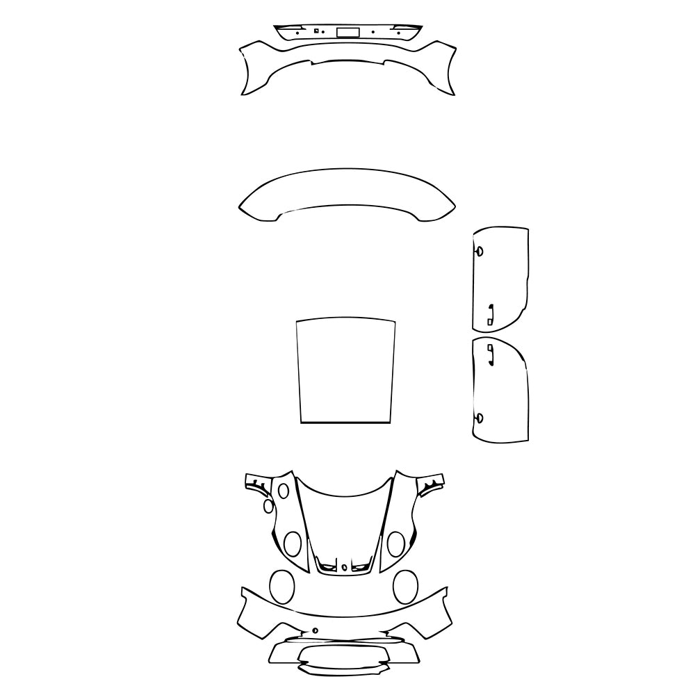 Pre-Cut PPF Porsche 911 S T 2024 - PPF-Kits