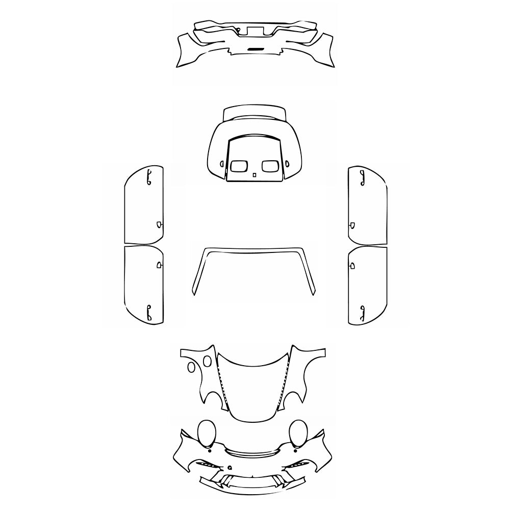 Pre-Cut PPF Porsche 911 Speedster 2018 - PPF-Kits