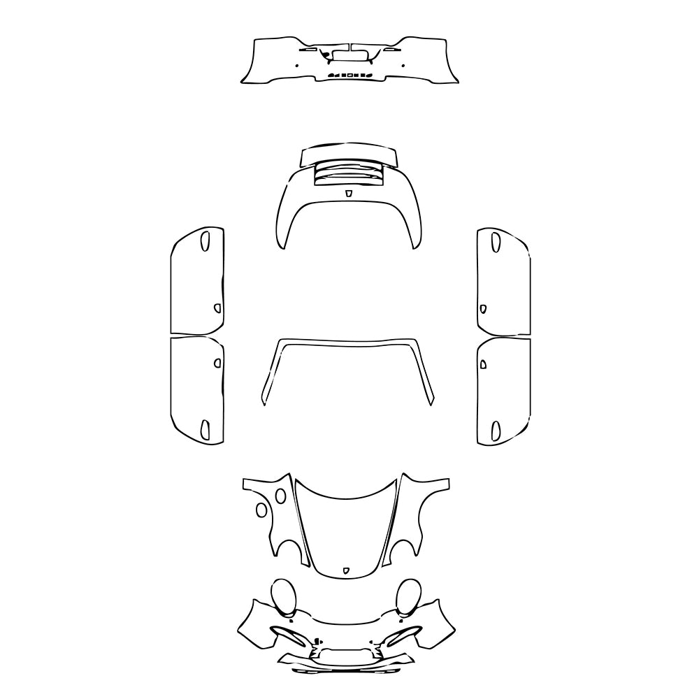 Pre-Cut PPF Porsche 911 Targa 4 2014 - PPF-Kits